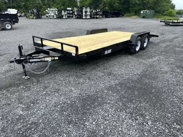 Car Mate 7 x 20 Open Car Trailer 10K Slide In Ramps - Image 2