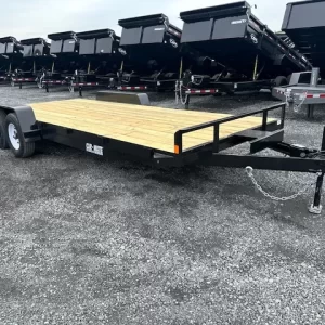 Car Mate 7 x 20 Open Car Trailer 10K Slide In Ramps