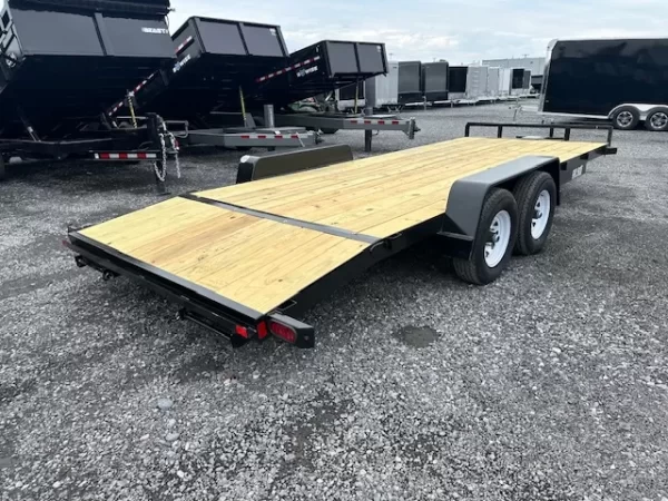 Car Mate 7 x 20 Open Car Trailer 10K Slide In Ramps - Image 5