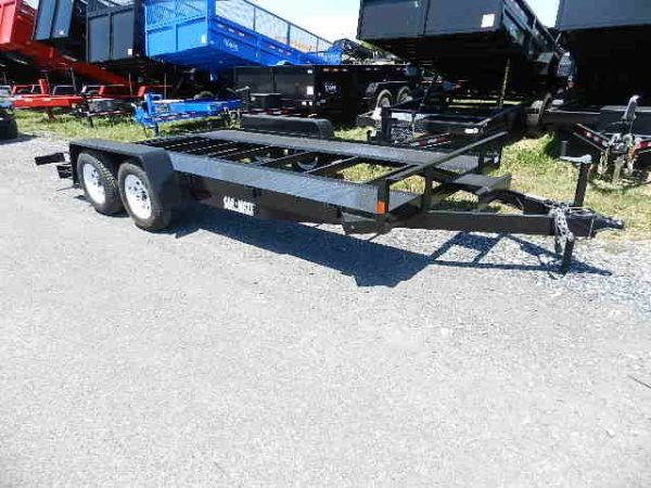 Car Mate 7 x 16 Car Trailer – 7K with Open Steel Deck