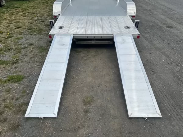 Cargo Pro 7 x 20 Aluminum Open Car Hauler Slide Out Ramps - Image 6