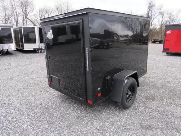 Covered Wagon 5 x 8 Enclosed Cargo Trailer – Single Rear Door - Image 3
