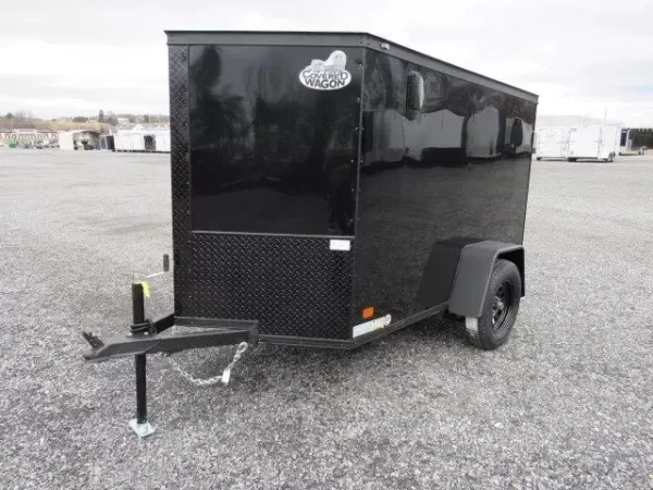 Covered Wagon 5 x 8 Enclosed Cargo Trailer – Single Rear Door - Image 4