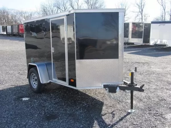Covered Wagon 5 x 8 Enclosed Cargo Trailer Barn Doors - Image 3