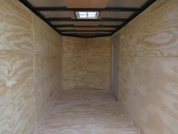 Covered Wagon 6 x 12 Enclosed Cargo Trailer – Rear Ramp Door - Image 6