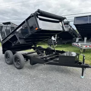 Premier 6 x 10 Low Profile Dump Trailer Landscape Ramp