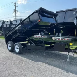 Premier 6 x 12 Low Profile Dump Trailer Landscape Ramp