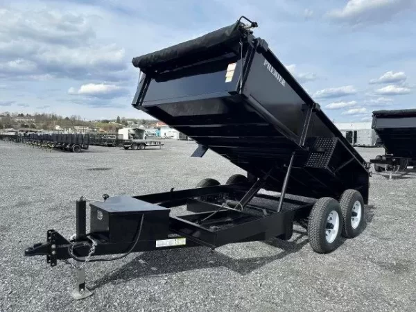 Premier 6 x 12 Low Profile Dump Trailer Ladder Ramps - Image 2