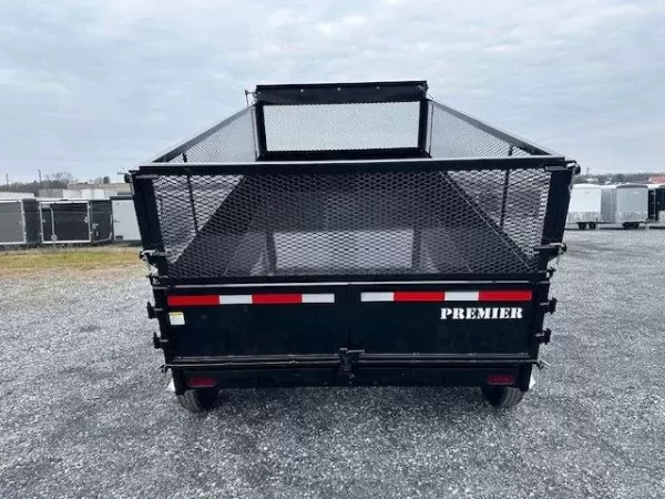 Premier 7 x 12 High Side Dump Trailer – Combo Gate & Ramps - Image 4