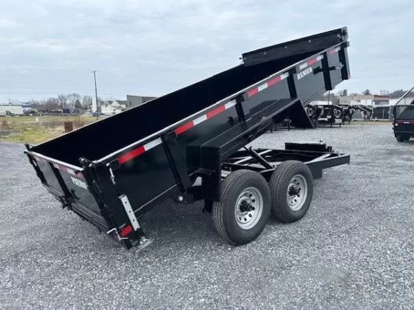 Premier 7 x 14 Low Profile Dump Trailer Combo Gate and Ramps - Image 2