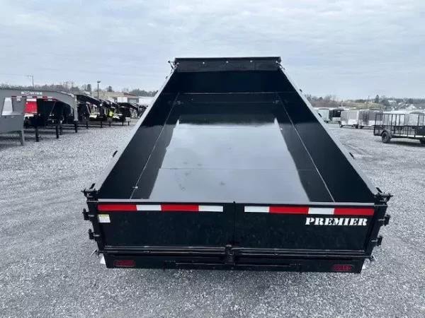 Premier 7 x 14 Low Profile Dump Trailer Combo Gate and Ramps - Image 3