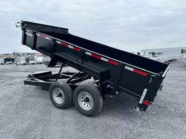 Premier 7 x 14 Low Profile Dump Trailer Combo Gate and Ramps - Image 4