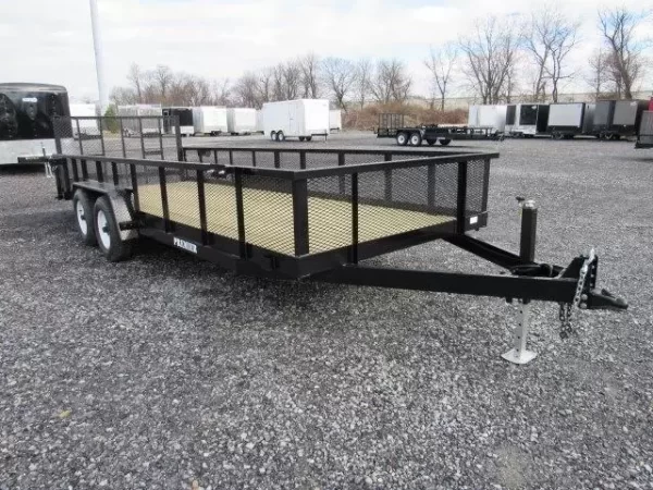 Premier 7 x 20 Landscape Utility Trailer – HD Ramp Gate