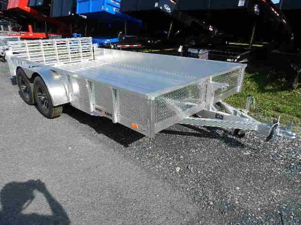 Sport Haven 7×14 Aluminum Utility Trailer – Deluxe Package
