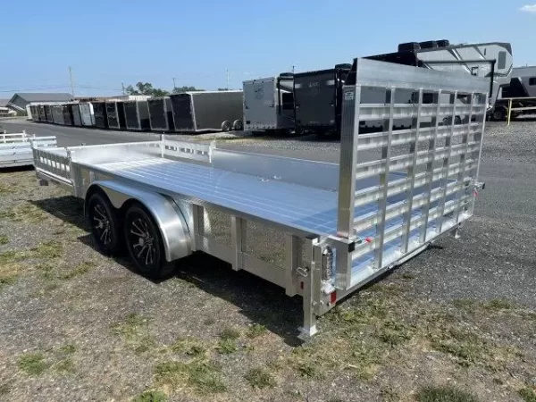 Sport Haven 7×18 Aluminum Utility Trailer ATV Ramps - Image 5