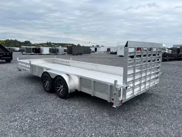 Sport Haven 7×20 Aluminum Utility Trailer ATV Ramps - Image 3