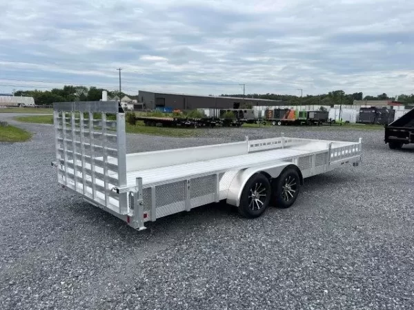 Sport Haven 7×20 Aluminum Utility Trailer ATV Ramps - Image 4