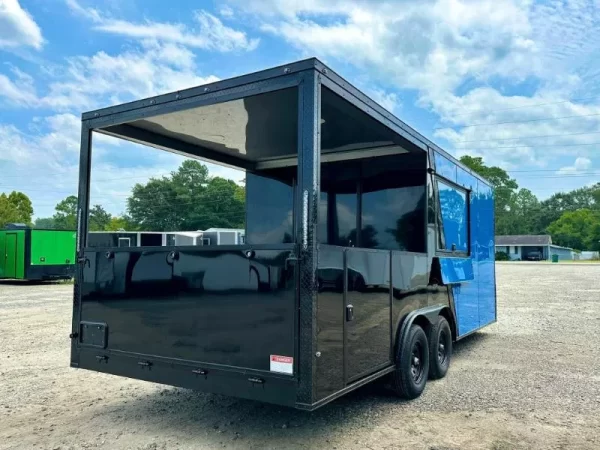 Tatinium Blue/Black Porch Trailer 8.5x20TA - Image 2