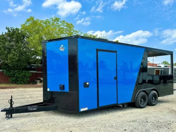 Tatinium Blue/Black Porch Trailer 8.5x20TA - Image 3