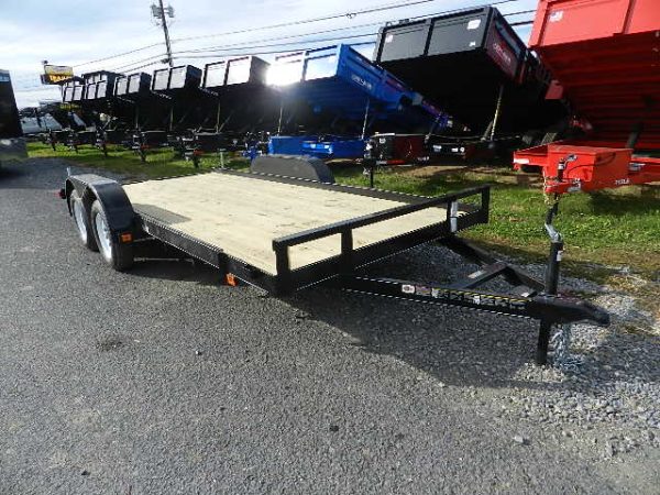 Carry-On 7 x 16 Open Car Trailer – Stabilizer Jacks