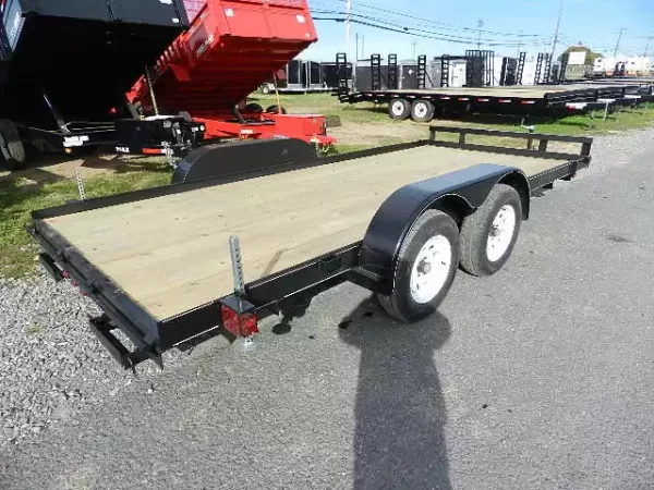Carry-On 7 x 16 Open Car Trailer – Stabilizer Jacks - Image 3