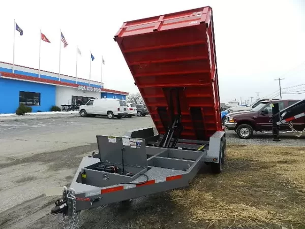 BWise 7 x 14 Dump Trailer – Low Profile With Ramps - Image 4
