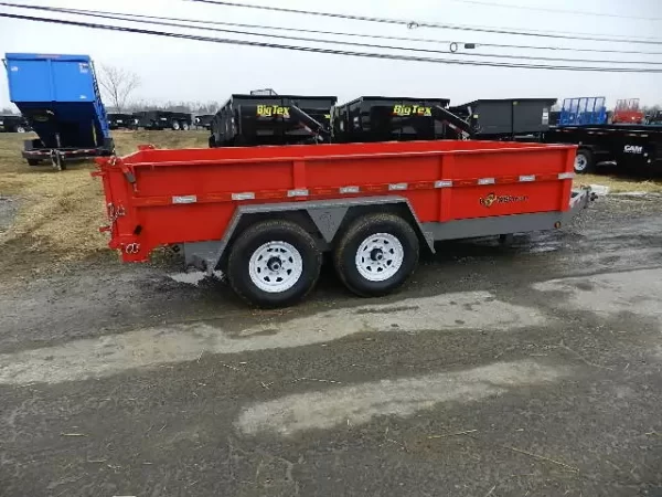 BWise 7 x 14 Dump Trailer – Low Profile With Ramps - Image 5