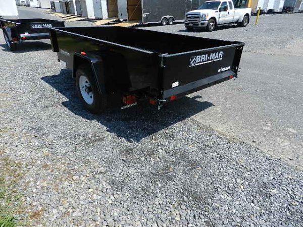 BWise 5 x 10 Low Profile Dump Trailer 5K Spreader Gate - Image 3