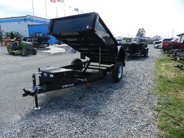 BWise 5 x 10 Low Profile Dump Trailer 5K Spreader Gate