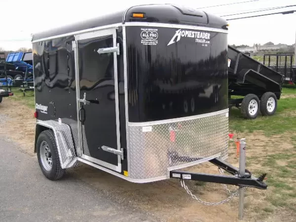 Homesteader 5 x 8 Enclosed Cargo Trailer Ramp Door