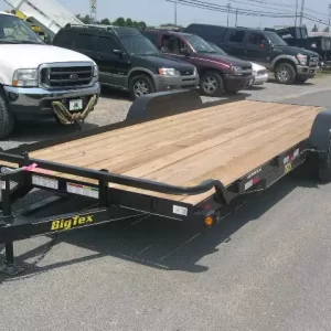 Big Tex 7 x 20 Car Trailer Trailer 7K Slide In Ramps