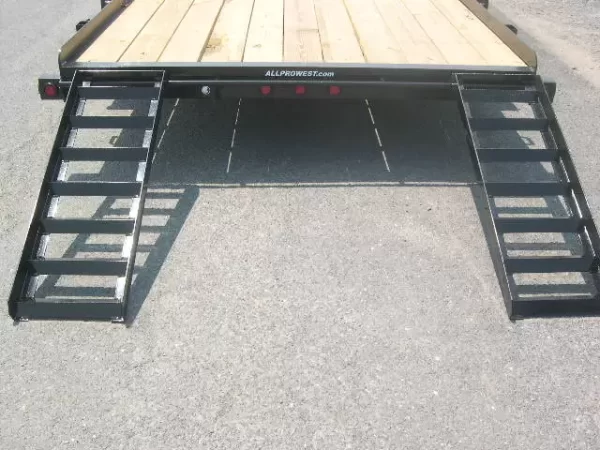 Big Tex 7 x 20 Car Trailer Trailer 7K Slide In Ramps - Image 5