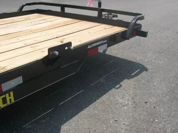Big Tex 7 x 20 Car Trailer Trailer 7K Slide In Ramps - Image 6