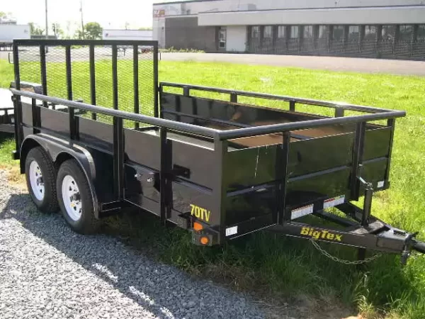 Big Tex 7 x 12 Landscape Utility Trailer – 2′ Steel Sides