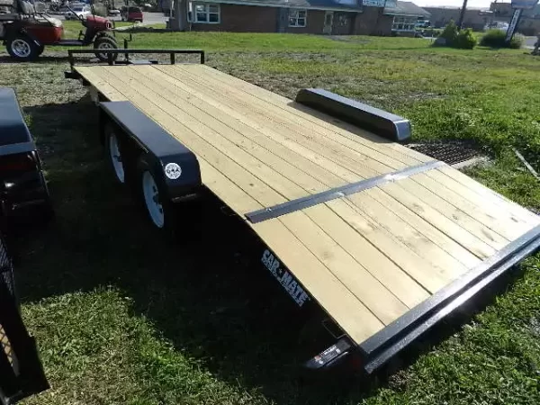 Car Mate 7 x 18 Car Trailer – 7K with Slide In Ramps - Image 3