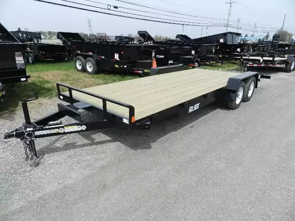 Car Mate 7 x 20 Car Trailer 7K with Slide In Ramps